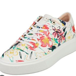 Ted Baker London Lonnia Sketchy Magnolia Platform Trainers Sneakers
